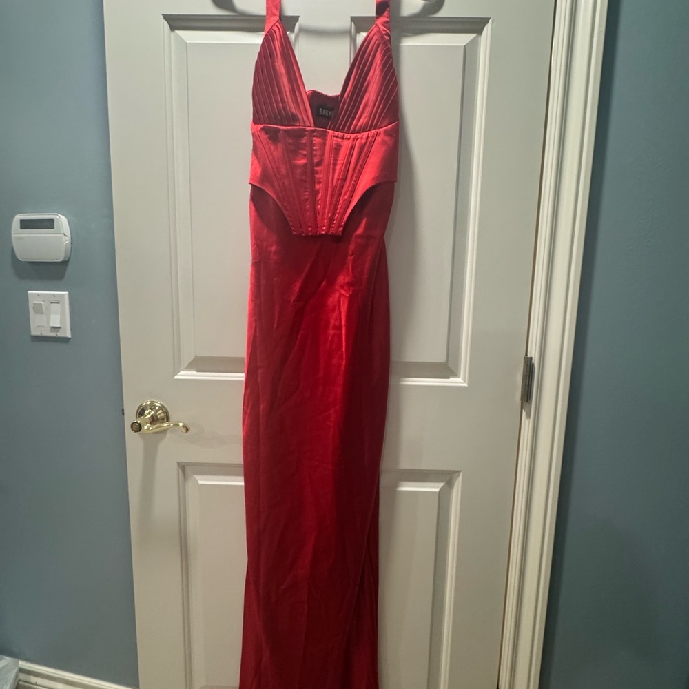 BABYBOO Fashion Red Shae Maxi Dress
